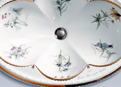 Prairie Flowers vanity bowl