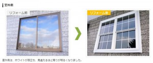 リフォーム用樹脂窓