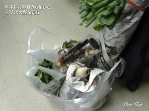 手づくりの野菜たち