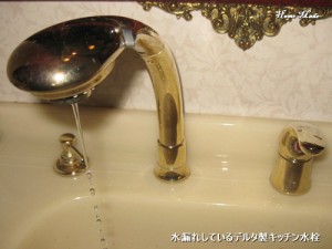 水漏れしたデルタ製キッチン水栓#474