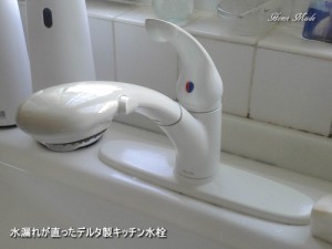 水漏れが直ったデルタ（Delta）製キッチン水栓