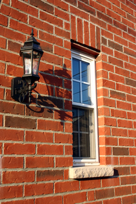 Thickness of brick cladding wall